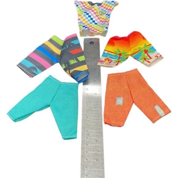 Fashion Doll Men Boys Shirt and Shorts Summer Beach Clothing Accessories - Picture 8 of 9